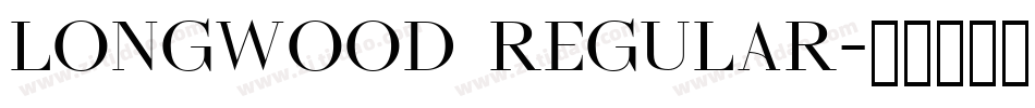 Longwood Regular字体转换